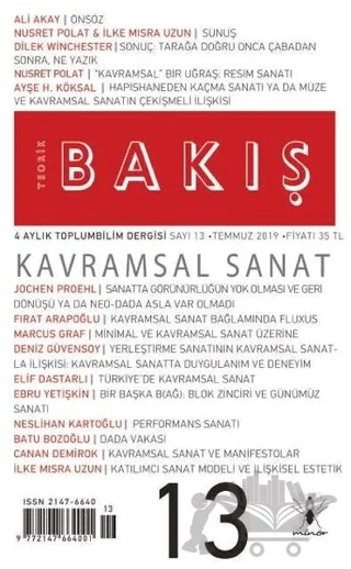 Teorik Bakış Sayı: 13 – Minör Yayınları kitap kapağı