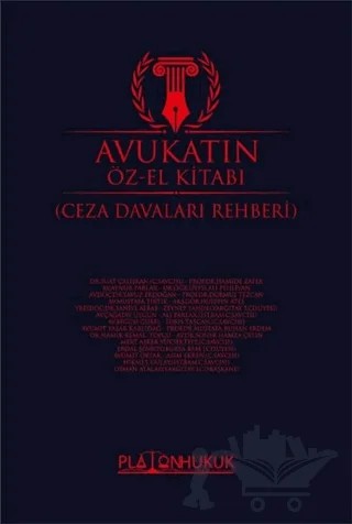 Avukatın Öz-El Kitabı - Ceza Davaları Rehberi – Kolektif – Platon Hukuk kitap kapağı