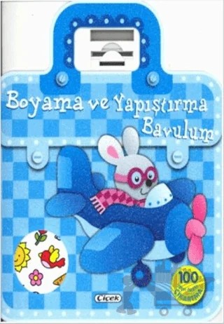 Boyama ve Yapıştırma Bavulum – Kolektif – Çiçek Yayıncılık kitap kapağı