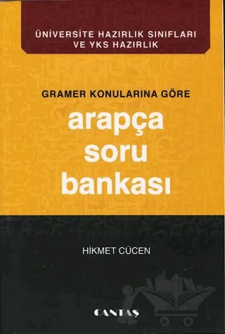 Gramer Konularına Göre Arapça Soru Bankası – Hikmet Cücen – Cantaş Yayınları kitap kapağı