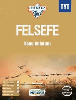 TYT Iceberg Felsefe Konu Anlatımı – Mesut Erdemir – Okyanus Yayınları kitap kapağı