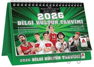 2026 Bilgi Kültür Takvimi – Ali Osman Demirezen – Delta Kültür Yayınevi kitap kapağı
