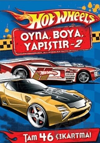 Hot Wheels Oyna, Boya, Yapıştır - 2 – Kolektif – Doğan Egmont Yayıncılık kitap kapağı