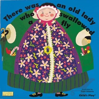 There Was an Old Lady Who Swallowed a Fly – Kolektif – Child's Play kitap kapağı