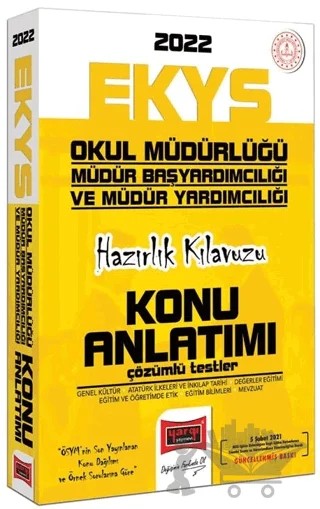 2022 EKYS Okul Müdürlüğü Müdür Başyardımcılığı ve Müdür Yardımcılığı Hazırlık Kılavuzu Konu Anlatımı – Kolektif – Yargı Yayınevi kitap kapağı