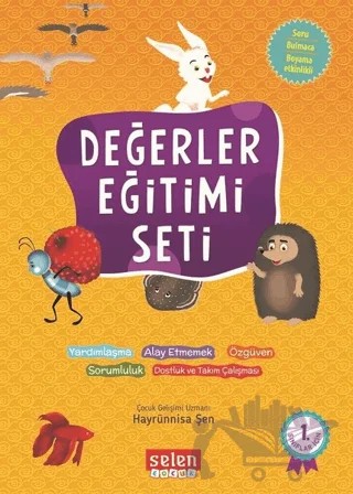 Değerler Eğitimi Seti (5 Kitap Takım) – Hayrünnisa Şen – Selen Çocuk kitap kapağı