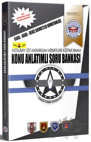 Astsubay Üst Karargah Hizmetleri Eğitimi Sınavı Konu Anlatımlı Soru Bankası – Kolektif – Dizgi Kitap kitap kapağı