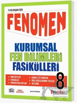 8. Sınıf Kurumsal Fen Bilimleri Fasikülleri – Şenol Nardal – Fenomen Yayınları kitap kapağı