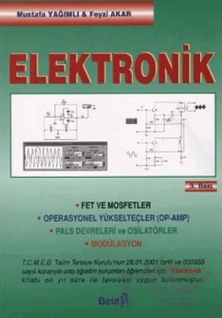 Elektronik – Mustafa Yağımlı – Beta Yayınevi kitap kapağı