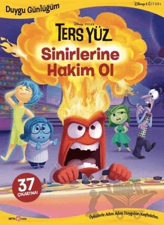 Disney - Duygu Günlüğüm Ters Yüz Sinirlerine Hakim Ol – Sheila Higginson – Beta Kids kitap kapağı