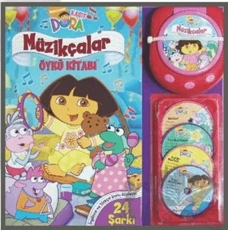 Kaşif Dora Müzikçalar Öykü Kitabı – Kolektif – Doğan Egmont Yayıncılık kitap kapağı