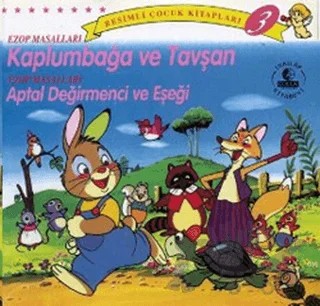 Ezop Masalları Kaplumbağa ve Tavşan / Aptal Değirmenci ve Eşeği – Aisopos – İnkılap Kitabevi kitap kapağı