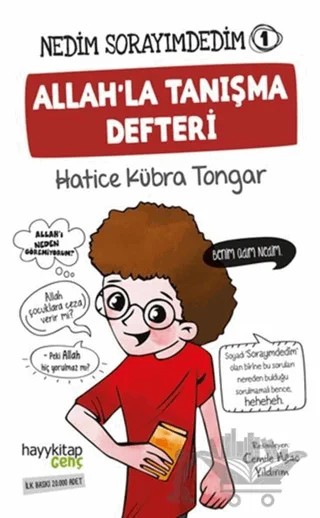 Allah'la Tanışma Defteri - Nedim Sorayımdedim 1 – Hatice Kübra Tongar – Hayykitap kitap kapağı