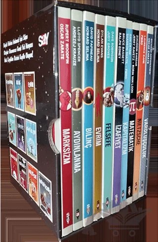 Çizgibilim Serisi Seti (10 Kitap Kutulu) – Andrzej Krauze, Bruce Bassett, Dan Cryan, Dave Robinson, David Papineau, Dylan Evans, Howard Selina, Laurence Gane - Piero, Richard Appignanesi, Rupert Woodfin, Ziauddin Sardar – Say Yayınları kitap kapağı