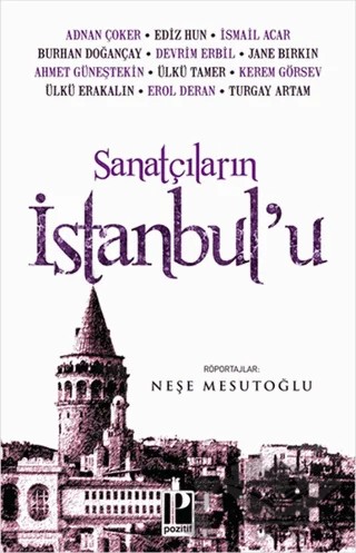 Sanatçıların İstanbul’u – Kolektif – Pozitif Yayınları kitap kapağı
