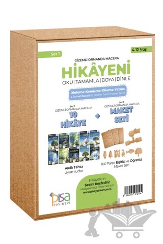 Gizemli Ormanda Macera Hikaye Seti 1 – Kolektif – Pisa Yayınevi kitap kapağı