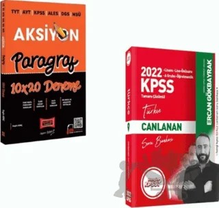 2022 Hangi KPSS Türkçe Soru Bankası + Yargı Aksiyon Paragraf 10x20 Deneme Türkçe Fulleten Set – Kolektif – Hangi KPSS Yayınları kitap kapağı