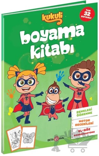 Kukuli Boyama Kitabı – Kolektif – Beta Kids kitap kapağı