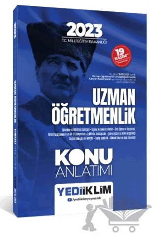 2023 T.C. Millî Eğitim Bakanlığı Uzman Öğretmenlik Konu Anlatımı – Kolektif – Yediiklim Yayınları kitap kapağı