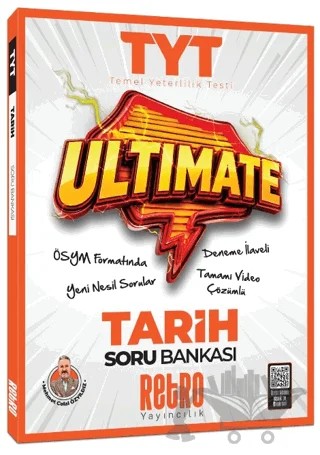 TYT Ultimate Tarih Soru Bankası – Mehmet Celal Özyıldız – Retro Yayıncılık kitap kapağı