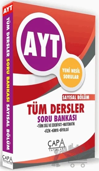 AYT Sayısal Tüm Dersler Soru Bankası – Kolektif – Çapa Yayınları kitap kapağı