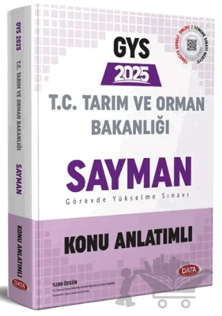 Tarım ve Orman Bakanlığı Sayman Görevde Yükselme Sınavı Konu Anlatımlı – Kolektif – Data Yayınları kitap kapağı