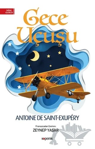 Gece Uçuşu – Antoine de Saint-Exupery – Kopernik Kitap kitap kapağı