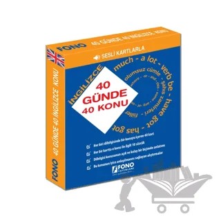 40 Günde 40 İngilizce Konu - Sesli Kartlarla – Kolektif – Fono Yayınları kitap kapağı