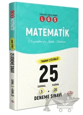 LGS Matematik 25 Branş Denemesi Nasıl Çözülür – Kolektif – Editör Yayınevi kitap kapağı