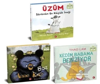 Ailemi Seviyorum Seti - Organik Kitap (3 Kitap Takım) – Miriam Busch, Ryan Higgins, Thao Lam – Beyaz Balina Yayınları kitap kapağı