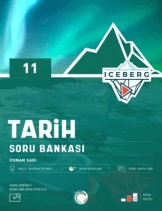 11. Sınıf Iceberg Tarih Soru Bankası – Osman Sarı – Okyanus Yayınları kitap kapağı