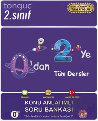 0'dan 2'ye Konu Anlatımlı Soru Bankası – Kolektif – Tonguç Akademi kitap kapağı