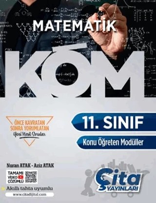 11. Sınıf Matematik Konu Öğreten Modüller – Nuran Atak, Aziz Atak – Çita Yayınları kitap kapağı