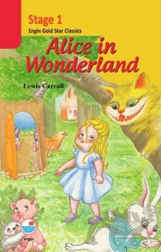 Alice in Wonderland (Cd'li) - Stage 1 – Lewis Carroll – Engin Yayınevi kitap kapağı