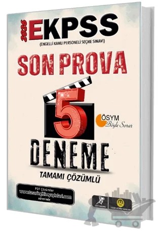 2026 E-KPSS Son Prova 5 Çözümlü Deneme – Kolektif – Tasarı Eğitim Yayınları kitap kapağı