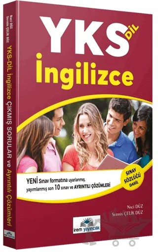 YKS Dil İngilizce – Naci Düz, Sermin Çelik Düz – İrem Yayıncılık kitap kapağı