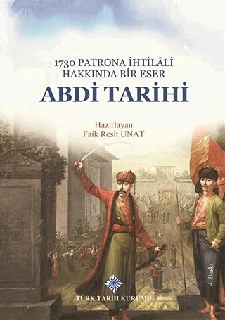 Abdi Tarihi – Faik Reşit Unat – Türk Tarih Kurumu Yayınları kitap kapağı