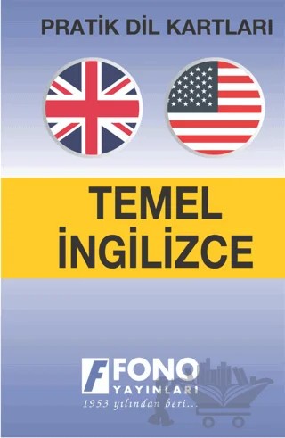 Pratik Dil Kartlarıyla Temel İngilizce Sözcükler – Kolektif – Fono Yayınları kitap kapağı