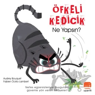 Öfkeli Kedicik – Audrey Bouquet, Fabien Öckto Lambert – Uçan Fil Yayınları kitap kapağı