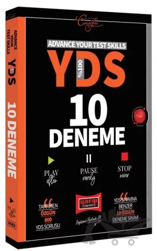 Advance Your Test Skills YDS 10 Deneme – Kolektif – Yargı Yayınevi kitap kapağı