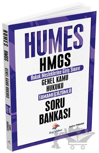 HUMES HMGS Genel Kamu Hukuku Soru Bankası Çözümlü – Devrim Toklucu – Dizgi Kitap kitap kapağı