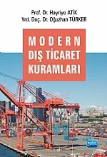 Modern Dış Ticaret Kuramları – Hayriye Atik - Oğuzhan Türker – Nobel Akademik Yayıncılık kitap kapağı