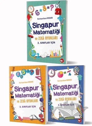 Singapur Matematiği ve Zeka Oyunları Seti (3 Kitap Takım) – Hasan Topdemir – Beyaz Balina Yayınları kitap kapağı