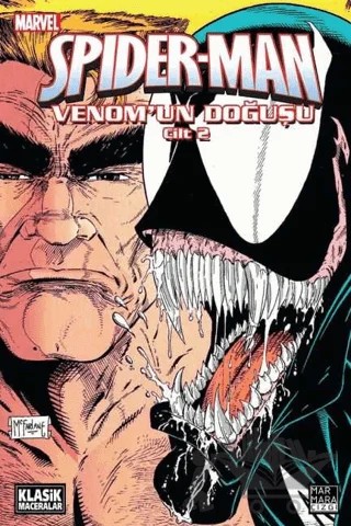 Spider-Man Venom'un Doğuşu Cilt: 2 – Jim Shooter – Marmara Çizgi kitap kapağı