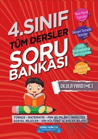 4. Sınıf Tüm Dersler Soru Bankası – Kolektif – Gönül Yayıncılık kitap kapağı