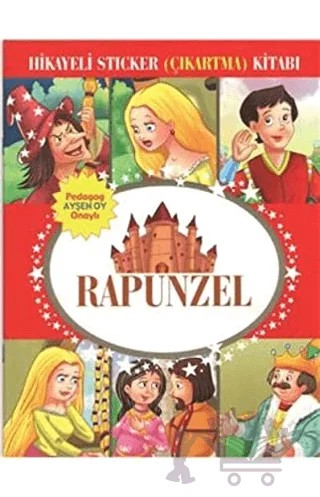 Hikayeli Sticker (Çıkartma) Kitabı - Rapunzel – Kolektif – Çocuk Gezegeni kitap kapağı