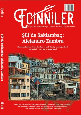 Ecinniler: İki Aylık Kültür ve Edebiyat Dergisi Sayı: 22-23 Temmuz - Ekim 2023 – Sardes Yayınları kitap kapağı