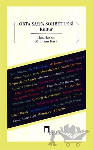 Orta Sayfa Sohbetleri - Kültür – M. İhsan Kara – Dergah Yayınları kitap kapağı