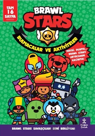 Brawl Stars - Bulmacalar ve Aktiviteler – Kolektif – Doğan Çocuk kitap kapağı