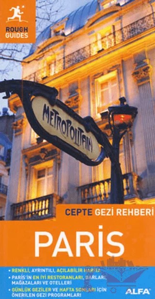 Cepte Gezi Rehberi-Paris – James McConnachie – Alfa Yayınları kitap kapağı